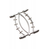 Затискач для вагіни Master Series: Spread 'Em Poker Vagina Clamp with Adjustable Pressure Screws, ши