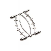 Затискач для вагіни Master Series: Spread 'Em Poker Vagina Clamp with Adjustable Pressure Screws, ши — Просмотреть изображение 5