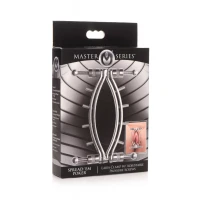 Затискач для вагіни Master Series: Spread 'Em Poker Vagina Clamp with Adjustable Pressure Screws, ши — Просмотреть изображение 6