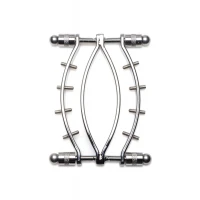 Затискач для вагіни Master Series: Spread 'Em Poker Vagina Clamp with Adjustable Pressure Screws, ши — Просмотреть изображение 2