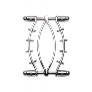 Затискач для вагіни Master Series: Spread 'Em Poker Vagina Clamp with Adjustable Pressure Screws, ши