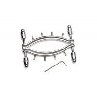Затискач для вагіни Master Series: Spread 'Em Poker Vagina Clamp with Adjustable Pressure Screws, ши — Просмотреть изображение 3