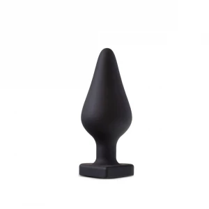 Анальная пробка Blush Temptasia – Fuck Me Anal Plug – Black, основание в виде сердечка
