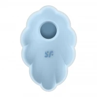 Вакуумний стимулятор з вібрацією Satisfyer Cloud Dancer Blue — Переглянути зображення 2