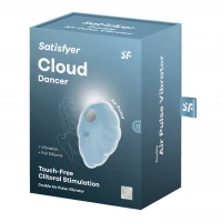 Вакуумний стимулятор з вібрацією Satisfyer Cloud Dancer Blue — Переглянути зображення 6