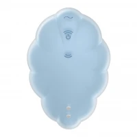 Вакуумний стимулятор з вібрацією Satisfyer Cloud Dancer Blue — Переглянути зображення 5