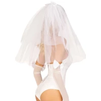 Фата нареченої Leg Avenue Tiered bridal veil O/S — Переглянути зображення 2
