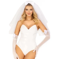 Фата нареченої Leg Avenue Tiered bridal veil O/S — Переглянути зображення 1
