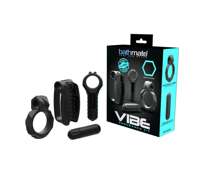 Вібронабір Bathmate Vibe Endurance Kit, 3 іграшки + віброкуля + лубрикант 93 мл