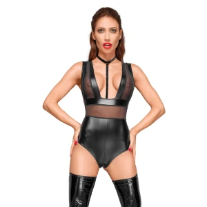 Боді з мокрим ефектом Noir Handmade F183 Powerwetlook body, L