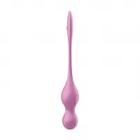 Вагінальні смарт-кульки з вібрацією Satisfyer Love Birds 1 Connect App Pink, 78 г — Просмотреть изображение 2