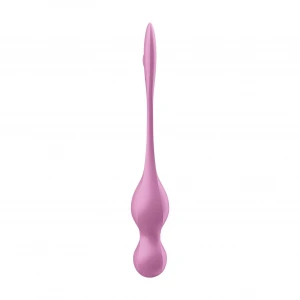 Вагінальні смарт-кульки з вібрацією Satisfyer Love Birds 1 Connect App Pink, 78 г