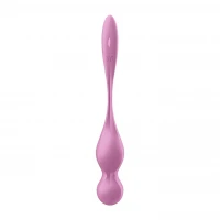 Вагінальні смарт-кульки з вібрацією Satisfyer Love Birds 1 Connect App Pink, 78 г — Просмотреть изображение 7