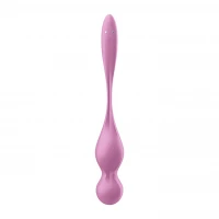 Вагінальні смарт-кульки з вібрацією Satisfyer Love Birds 1 Connect App Pink, 78 г — Просмотреть изображение 3