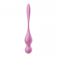 Вагинальные смарт-шарики с вибрацией Satisfyer Love Birds 1 Connect App Pink, 78 г