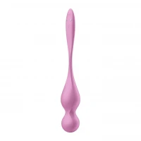Вагінальні смарт-кульки з вібрацією Satisfyer Love Birds 1 Connect App Pink, 78 г — Просмотреть изображение 5