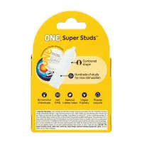 Презервативи ONE Super Studs, 3 шт, з точковим рельєфом, зі змазкою, паковання — картонна коробка — Переглянути зображення 2