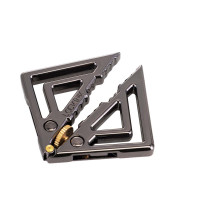 Затискачі для сосків з легкою підвіскою LOCKINK Adjustable Nipple Clamps with Light Pendant, сріблясті