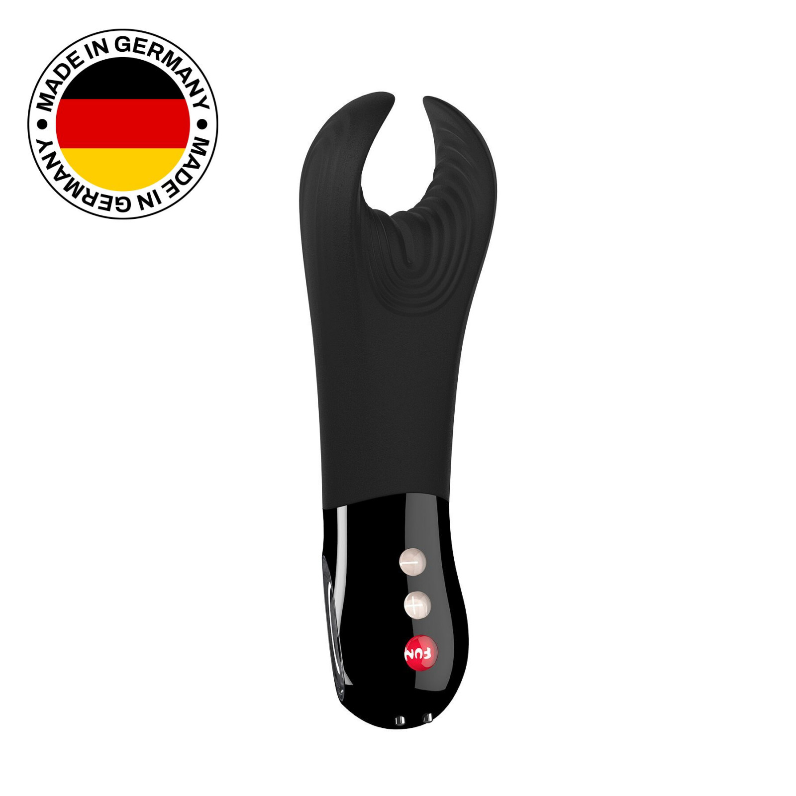 Вибратор для пениса Fun Factory MANTA black, подходит для парных игр