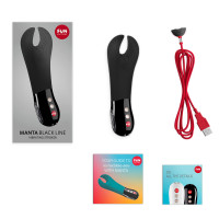 Вибратор для пениса Fun Factory MANTA black, подходит для парных игр Вибратор для пениса Fun Factory MANTA black, подходит для парных игр