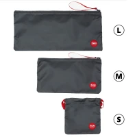 Сумка для секс-іграшок Fun Factory TOYBAG, S, сіра, кисет, 14x14 см — Переглянути зображення 3