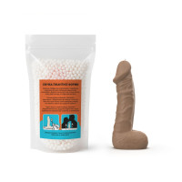 Свеча в виде члена Чистий Кайф MEDIUM Brown