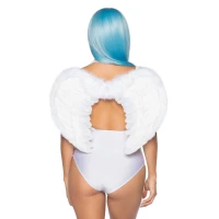 Крила ангела Leg Avenue Marabou Feather Angel Wings, справжнє пір'я — Переглянути зображення 3