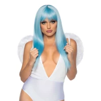 Крила ангела Leg Avenue Marabou Feather Angel Wings, справжнє пір'я — Переглянути зображення 2