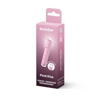 Вакуумний стимулятор Satisfyer First Kiss, технологія 3D Air Pulse, 30 режимів, подвійний силікон