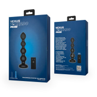 Анальный виброротатор Nexus Tornado Probe Edition Large, диаметр 4,5 см, вибрация + ротация, пульт ДУ — Просмотреть изображение 7