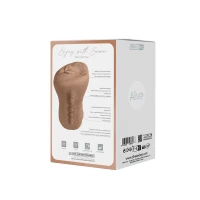 Мастурбатор-вагіна Alive Emma Super Realistic Masturbator M Caramel — Переглянути зображення 14