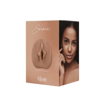 Мастурбатор-вагіна Alive Emma Super Realistic Masturbator M Caramel — Переглянути зображення 12