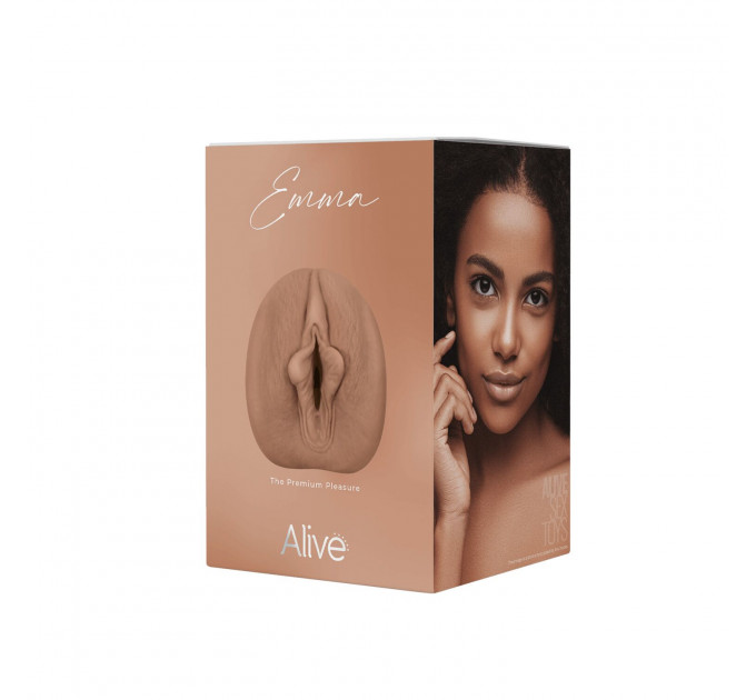 Мастурбатор-вагіна Alive Emma Super Realistic Masturbator M Caramel