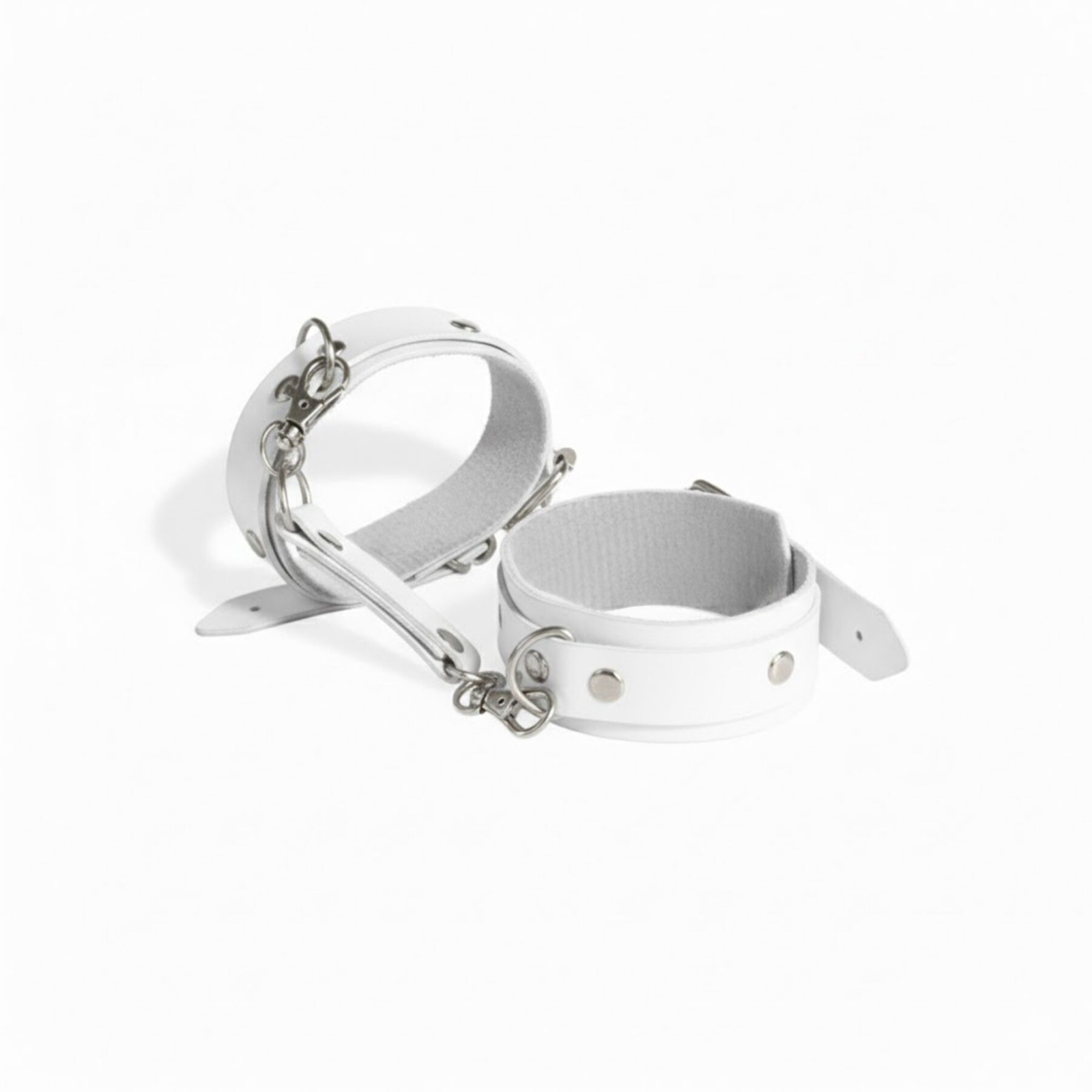 Наручники із екошкіри Art of Sex - Eva, колір білий