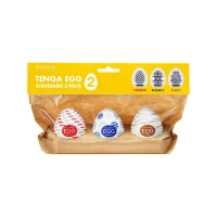 Набір мастурбаторів-яєць Tenga Egg Standard 3 Pack 2 (Twister, Bouncy, Silky) — Переглянути зображення 1