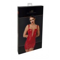 Платье Noir Handmade F364 Bombshell Lace-Up Mini Dress Red S — Просмотреть изображение 8