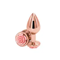 Анальна пробка NS Novelties Rear Assets - Rose - Medium - Pink — Переглянути зображення 1