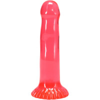 Набір фалоімітаторів Doc Johnson Crystal Jellies - Dong Starter Set - Purple, Pink, Green — Переглянути зображення 12