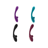 Вибратор S Pleasures Dual Suction - Turquoise — Просмотреть изображение 6