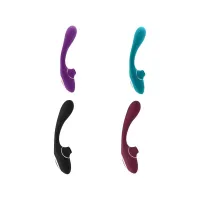 Вібратор S Pleasures Dual Suction - Turquoise — Переглянути зображення 6