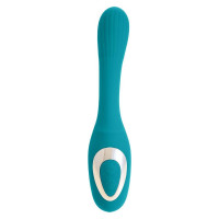 Вибратор S Pleasures Dual Suction - Turquoise — Просмотреть изображение 3