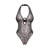 Боді Obsessive Addia crotchless teddy 2XL/3XL — фото 7