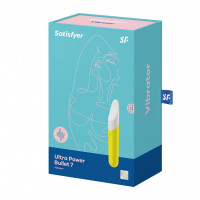 Мінівібратор з гнучким язичком Satisfyer Ultra Power Bullet 7 Yellow — Переглянути зображення 7