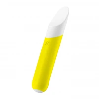 Мінівібратор з гнучким язичком Satisfyer Ultra Power Bullet 7 Yellow — Переглянути зображення 1