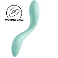 Вібратор із перлинною стимуляцією точки G Satisfyer Rrrolling Pleasure Mint — Переглянути зображення 1