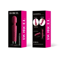 Мінівібромасажер Dorcel Wand Wanderful Magenta потужний, водонепроникний — Переглянути зображення 3