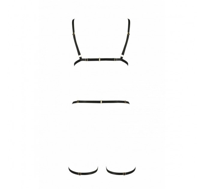 Портупея-стрепи на все тіло Passion Exclusive INDICA L/XL, black