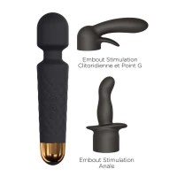 Мінівібромасажер Dorcel Kit Wanderful з насадками (анальна і вагінальна), водонепроникний — Переглянути зображення 8