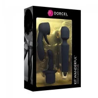 Мінівібромасажер Dorcel Kit Wanderful з насадками (анальна і вагінальна), водонепроникний — Переглянути зображення 10