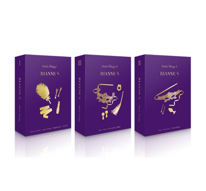 Романтичний подарунковий набір RIANNE S Ana's Trilogy Set III: ерекційне кільце, ажурна маска